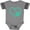 Football Heather and Smoke, variant on Inktastic Teal Heart With Paw Print Boys or Girls Baby Bodysuit
