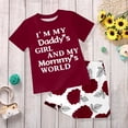thumbnail image 2 of UAYOTSE Girl Clothes Set Summer Kid 1T 2T 3T Girl Clothes Shorts Set Floral Summer Outfits Cute Kid Clothes,Sizes 9-10 Years, 2 of 6