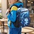 thumbnail image 2 of KUIFORTI Blue Axolotl Toddler Backpack Girls Kids School Bag with Front Pockets Adjustable Straps Breathable for Preschool Kindergarten Back to School Gifts, 2 of 7