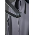 thumbnail image 3 of Premium Matte Silvery Aluminum Coat Hangers 6 Piece Set,  Smooth &  Metal Shirt Dress Hanger, 3 of 5