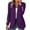 Purple, variant on longantii Blazers for Women Business Casual Open Front Dressy Suit Jacket Cropped Blazers Trendy Office Work Cardigan Jackets