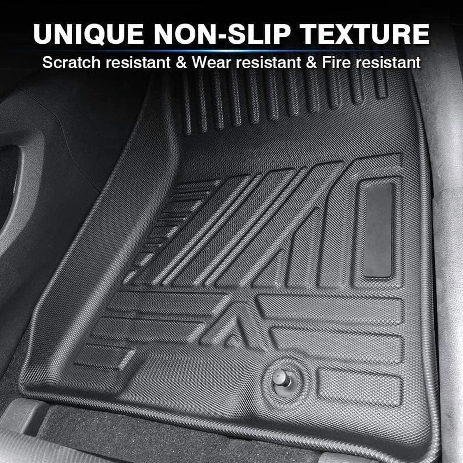 Car Floor Mats for 2021-2025 Ford Bronco Sport/2022-2025 Ford Maverick - Custom Fit TPE Rubber Non-Slip Automotive Floor Liners, Easy to Clean All-Weather Car Mats