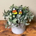 thumbnail image 3 of BNNG Halloween Mini Figurines -Halloween Ghost Yard Signs with Stakes,Wooden Outdoor Ghost Lawn Decorations Signs for Halloween Garden Yard Tabletop Decor, 4 inch tall, 3 of 5