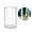 15cm high, variant on CIYISON Clear Glass Vase Glass Cylinder Vase Florals Container Flower Vase Candle Holder Perfect for Displaying Flower Decors