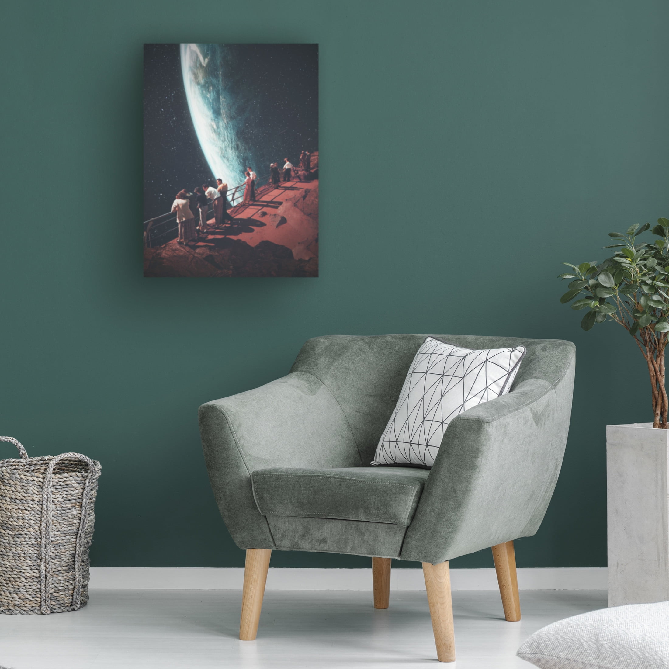 Trademark Fine Art Frank Moth Missing the Ones We Left Behind Canvas Wall Art