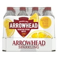 Arrowhead Sparkling Water, Lively Lemon, 16.9 oz. Bottles (24 Count