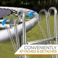 thumbnail image 3 of SereneLife Trampoline Ladder, Weather Resistant Galvanized Steel, Extra-Wide Footsteps, 3 of 6