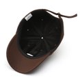 thumbnail image 4 of Sombrero de primavera y otoño para hombre, gorra de algodón con esquina curvada bordada con letras simples, protector solar para deportes al aire libre., 4 of 5