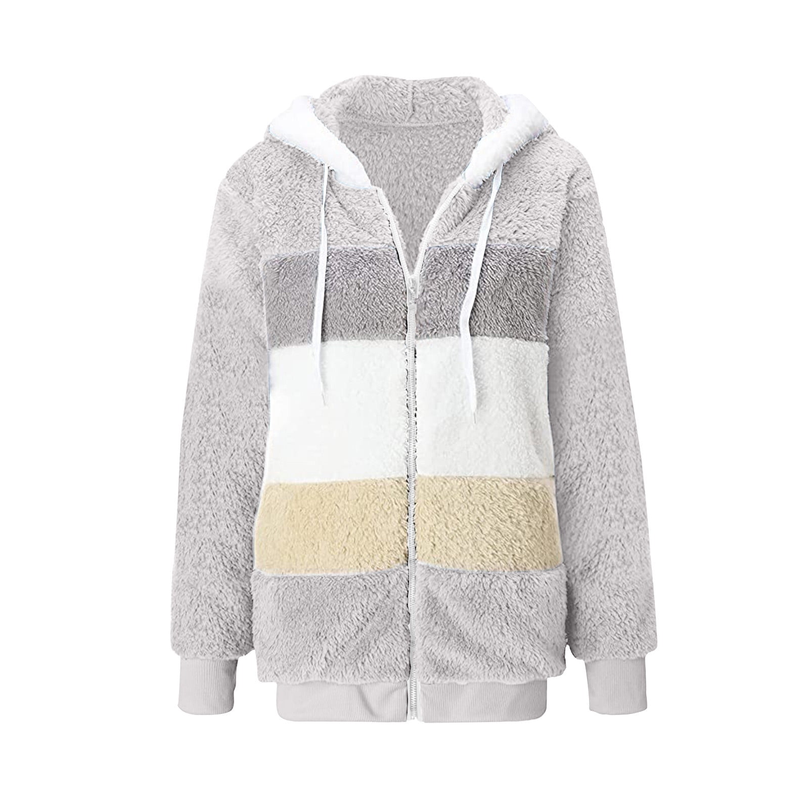 Tbopshirt Winter Coats for Women,Womens Coats,Fashion Women's Zipper V-Neck Pullover Tops Long Sleeve Hooded Blouse Sweatshirt,Zipper Coat Hoodie Jackets