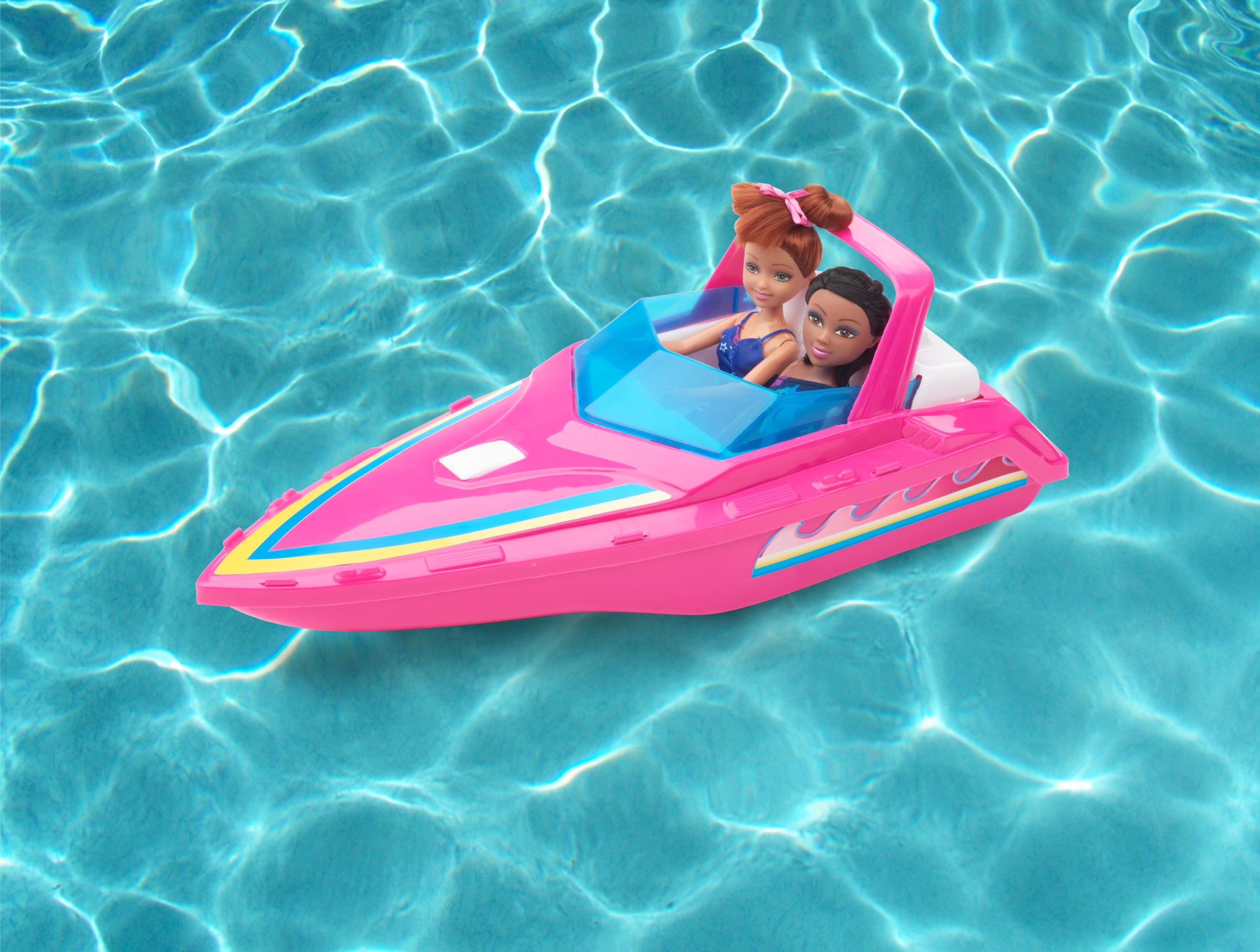 barbie jeep with boat