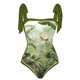 thumbnail image 4 of Trajes de baño tankini para mujer Trajes de baño vintage estampados para mujer Trajes de baño conservadores Conjunto de falda de playa estampada para mujer Traje de baño de dos piezas para mujer, 4 of 4
