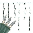 thumbnail image 6 of Northlight Mini Icicle Christmas Lights - Clear - 5.5' Green Wire - 100ct, 6 of 6