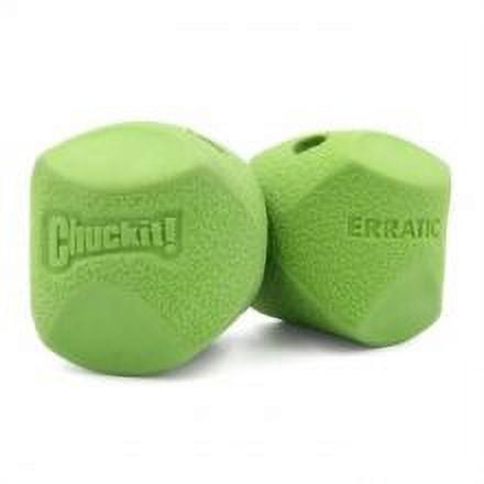 Chuckit! Fetch Toy ERRATIC BALL Unpredictable Bounce Fits Launcher LARGE 2-Pack