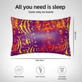thumbnail image 4 of Bingfone Bright Textured Animal Print Satin Pillowcase for Hair - Standard Size with Zipper Silky & Soft Pillow Covers,20x30 Inches-No pillow core, 4 of 6