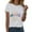 White, variant on larppty Christmas Shirts for Women Christmas Tree Printed Tshirts Short Sleeve Round Neck Tops (Wine, 3XL)