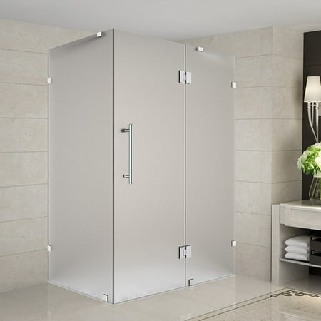 Aston Avalux 48 X 32 72 Completely Frameless Hinged Shower This On Opens A Dialog That Displays Additional Images For Product With The Option To Zoom In Or Out