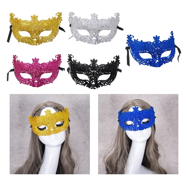 Accesorios Elegantes para Carnaval Fiesta de Máscaras Estilo D