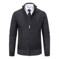 thumbnail image 4 of Dpytoraw Mens Autumn And Winter Fashion Casual Knitted Standing Neck Long Sleeve Sweater Coat, 4 of 4