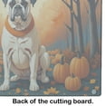 thumbnail image 5 of Carolines Treasures DAC1025LCB 15 x 12 in. Unisex White Boxer Fall Glass Cutting Board - Large, 5 of 5