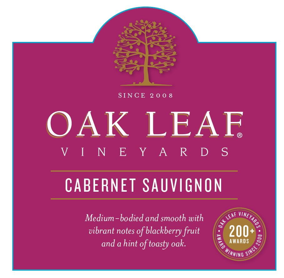 Oak Leaf Vineyards Cabernet Sauvignon Red Wine 750ml American Walmart Com Walmart Com