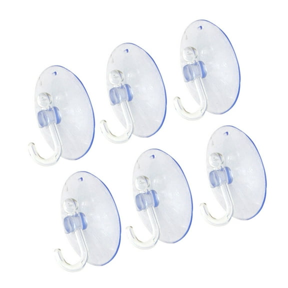 20 Pcs Suction Cup Hooks Transparent Hooks PVC Hooks Bathroom Hooks Heavy Duty Suction Cup Wall Hanger