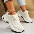thumbnail image 2 of DXOUPM Espadrilles de Mode pour Femmes Chaussures de Sport à Lacets pour Dames Entraînement Décontracté Gym Jogging, 2 of 2