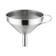 thumbnail image 1 of Embudo de cocina de acero inoxidable con colador extraíble para transferir Pequeño, 1 of 9