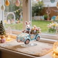 thumbnail image 7 of 1-Piece Acrylic Easter Bunny & Egg Display Stand, Boasts Charming 2D Floral Car Scene, Easter Bunny decorations, Table decorations for Party, Great for Enhancing Easter Party, 7 of 7