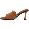 thumbnail image 2 of Journee Womens Addriel Mid Heel Open Toe Sandals, 2 of 9