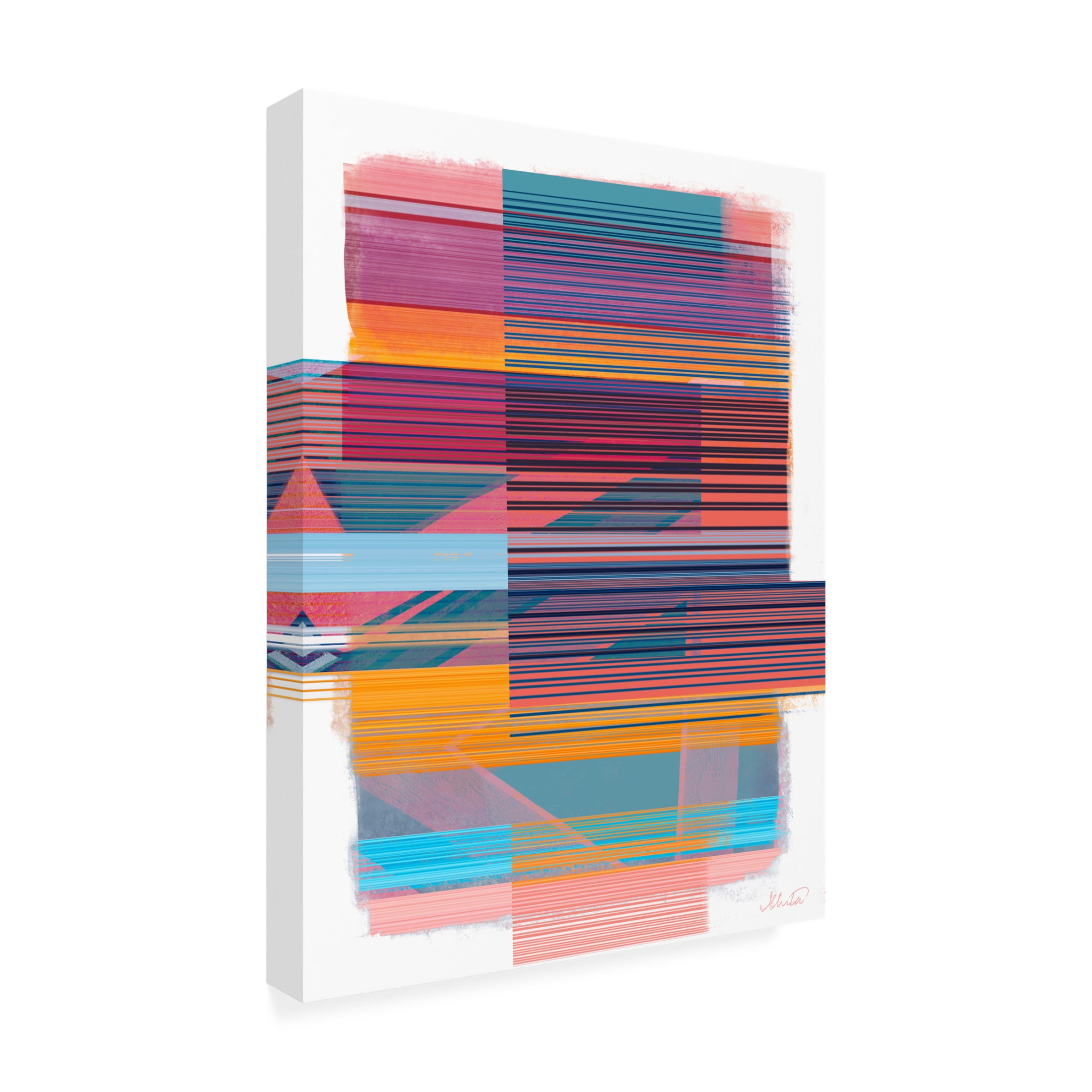 Canvas Wall Art - Ishita Banerjee 'Ephemeral Bind' Wall Art for Living Room, Bedroom, or Office Décor by Trademark Fine Art - 35 x 47 Inches
