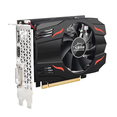 Htovila Graphics Card: JINGSHA RX550 4GB GDDR5 128bit Memory DP+ Ports for Office Game