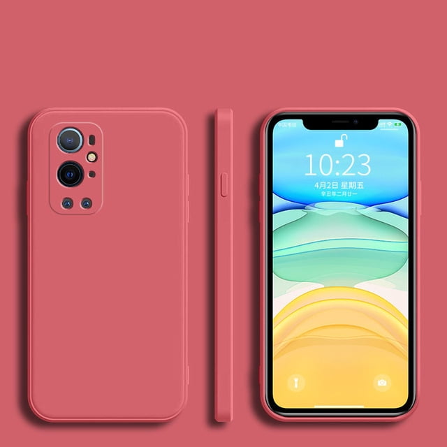Luxury Square Soft Silicone Case on For OnePlus One Plus 11 10 9 9R 9RT 8 7 7T Pro Nord CE 2 5G Coque Solid Color Back Cover
