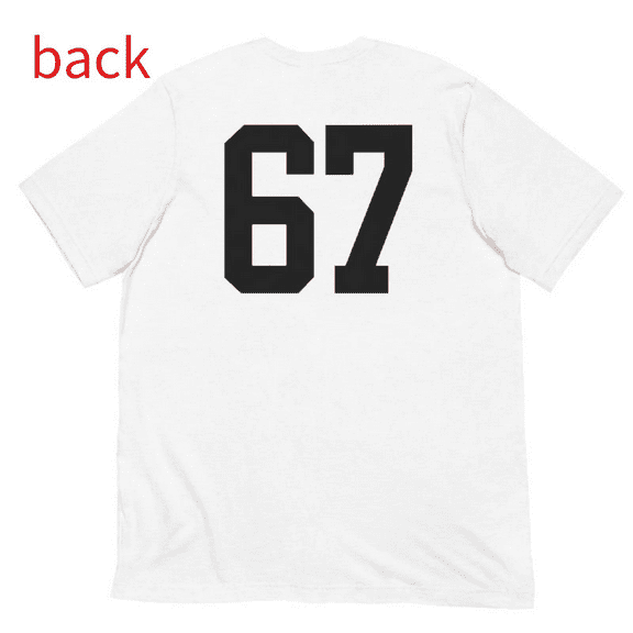 Vintage 1967 Birthday T-Shirt, Retro Number 67 Print Gift Tee, S-4XL