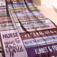 thumbnail image 3 of Nurse Gifts for Women - Super Soft Nurse Blanket for Women - Great Birthday Gifts for Nurses Graduation Retirement, and Nurses Week Gifts- Boho Style (50"x60"), 3 of 5