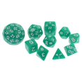 thumbnail image 2 of 10 dados multicara D4 D6 D8 D10 D12 D20 D24 D30 D60 Set Dungeons D&amp;D RPG Verde, 2 of 9