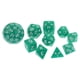 thumbnail image 2 of 10 dados multicara D4 D6 D8 D10 D12 D20 D24 D30 D60 Set Dungeons D&amp;D RPG Verde, 2 of 9