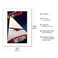 thumbnail image 2 of Paris - Lignes Farman (Farman Airlines) - Belgium Germany Holland Scandinavia Russia - Vintage Airline Travel Poster by Albert Solon c.1932 - Bamboo Fine Art 290gsm Paper (Unframed) 12x16in, 2 of 4