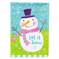 thumbnail image 1 of Carolines Treasures VHA3017GF Drapeau de Noël Snowman Let it Snow Jardin, 1 of 3