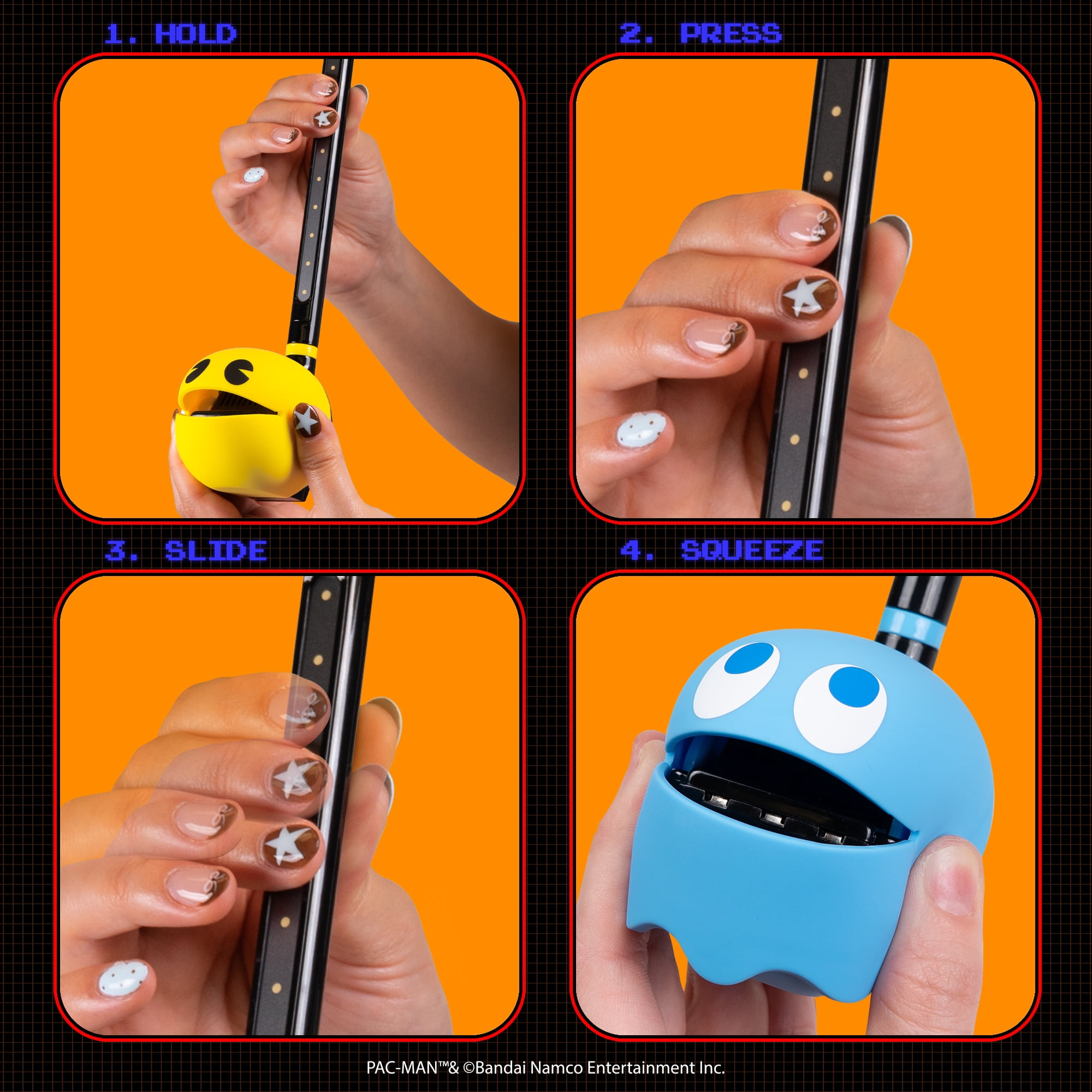 Otamatone PAC-MAN Electronic Portable Music Instrument / Synthesizer Toy from Japan by Maywa Denki (Officially Licensed) [English Instructions] - Inky