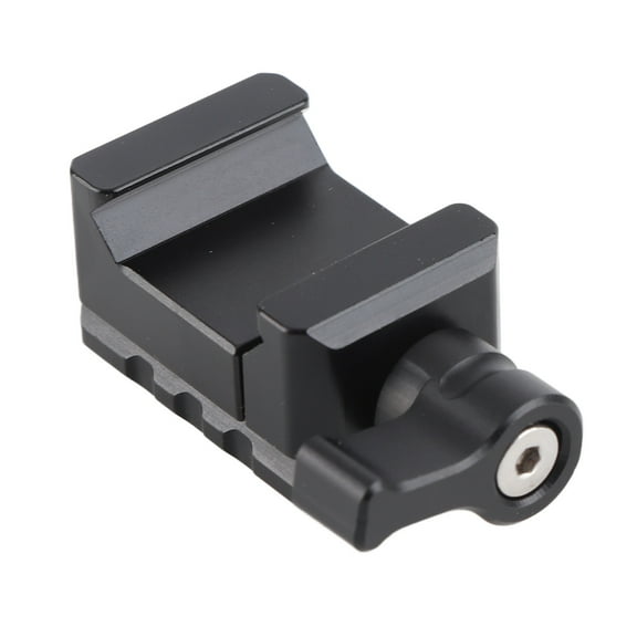 NATO Clamp Quick Release NATO Lock Clamp with 1/4 Inch 3/8 Inch Thread Cold Shoe Mount Camera Cage Expansion Accessories