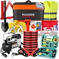 thumbnail image 1 of Kit de emergencia para coche Wanderbloom con compresor de aire y accesorios, 1 of 7