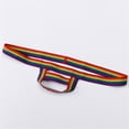 thumbnail image 3 of Mens Underwear Men's Fashion Hot Underwear Rainbow Stripes Elasticity Ring Underwear, 3 of 5