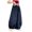 Navy, variant on WXFAZCVU Girls Wide Leg Pants Lightweight Straight Trousers with Pockets Daily School Wear Size 5-6 Years