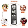 thumbnail image 4 of 7 Pcs Manicure Set Stainless Steel Nail Clippers, Beauty Tool Portable Set,Zipper Portable, 4 of 5