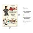 thumbnail image 2 of Alfie - Starring Terence Stamp - Vintage Broadway Poster by Tom Morrow c.1964 - 8 x 12 inch Vintage Metal Tin Sign, 2 of 4