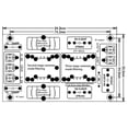 thumbnail image 4 of Module de Filtre de Puissance EMI, Filtre EMI FCC PCB 4A Sortie d'Entrée Monophasée AC110V-250V Stable pour Amplificateurs Audio 3 Étages, 4 of 8