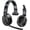 Black - Headset, variant on Bluetooth Headset, Trucker Bluetooth Headset with Noise Cancelling Microphone, 50H HD Talktime Wireless Headsets with Detachable Earpad, Single/Dual Mode All-Day Comfort for Driver/Office/Home