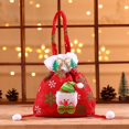 thumbnail image 1 of Bolsa de regalo de Navidad declaración creativa Linda bolsa de asas para dulces con estampado de dibujos animados para niños bolsa de manzana de Navidad de Papá Noel, 1 of 4