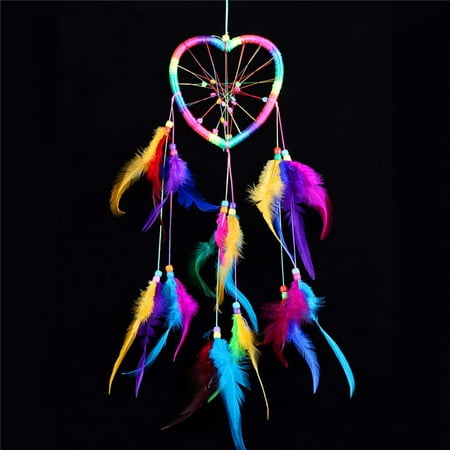 6 Styles Handmade Dream Catcher with Colorful Feather for Wall Car Home Hanging Decoration (Best Catcher In The World)