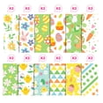 thumbnail image 4 of Scrapbook Paper, 12'' x 12'' 24 Sheets Double Sided Craft Cardstock Origami Colored Paper for Card Making Planner School Office Junk Journal Scrapbooking Supplies, 4 of 4